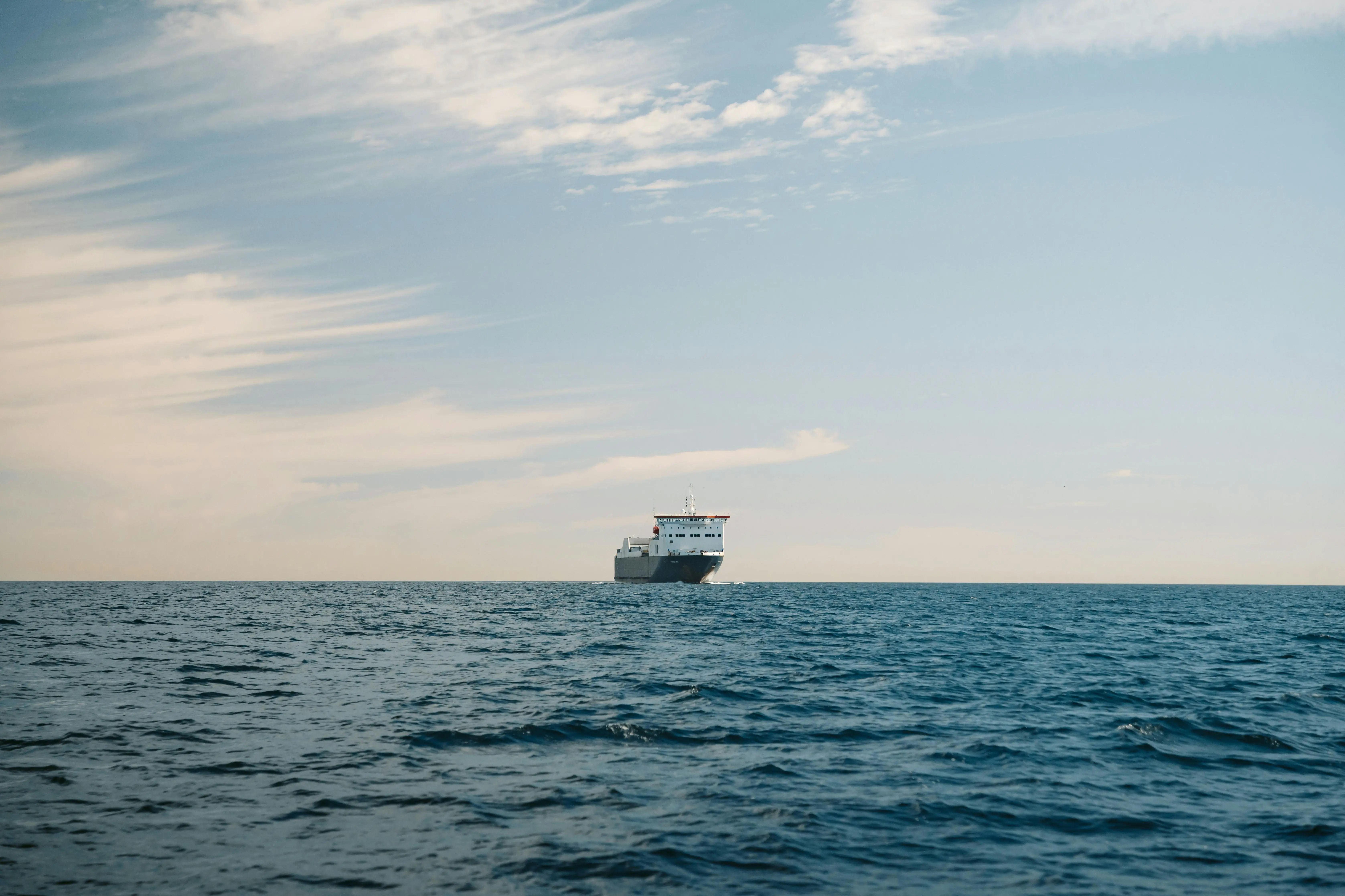 Port congestion and vessels at anchor